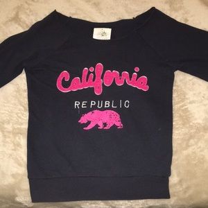 Off the shoulder sweater